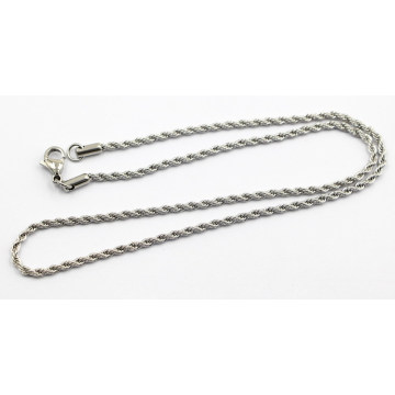 Hot Selling 2mm Stainless Steel Twist Chain - Silver